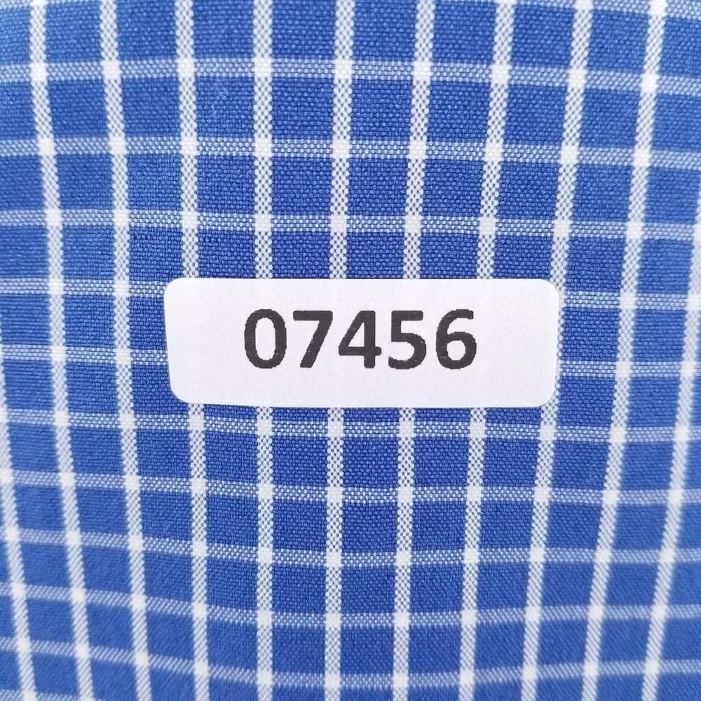 Ministry Of Supply Shirt Men Medium Blue Check Performance Sport Tech Commuter